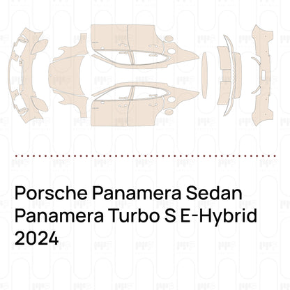 Pre-Cut PPF Porsche Panamera Sedan Panamera Turbo S E-Hybrid 2024