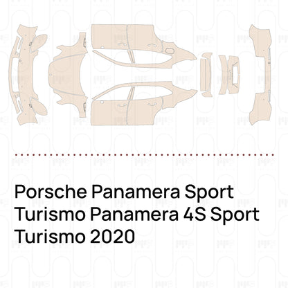 Pre-Cut PPF Porsche Panamera Sport Turismo Panamera 4S Sport Turismo 2020
