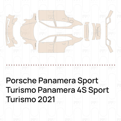 Pre-Cut PPF Porsche Panamera Sport Turismo Panamera 4S Sport Turismo 2021