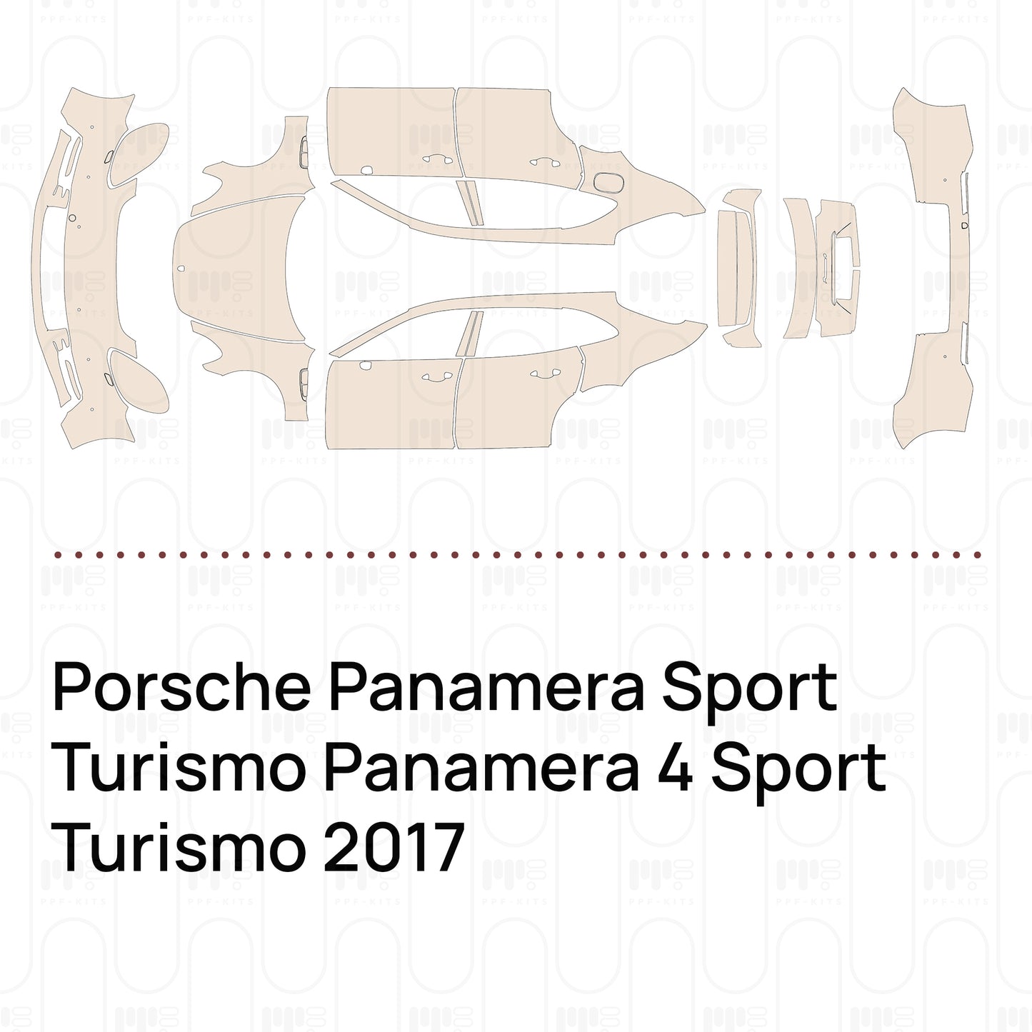 Pre-Cut PPF Porsche Panamera Sport Turismo Panamera 4 Sport Turismo 2017