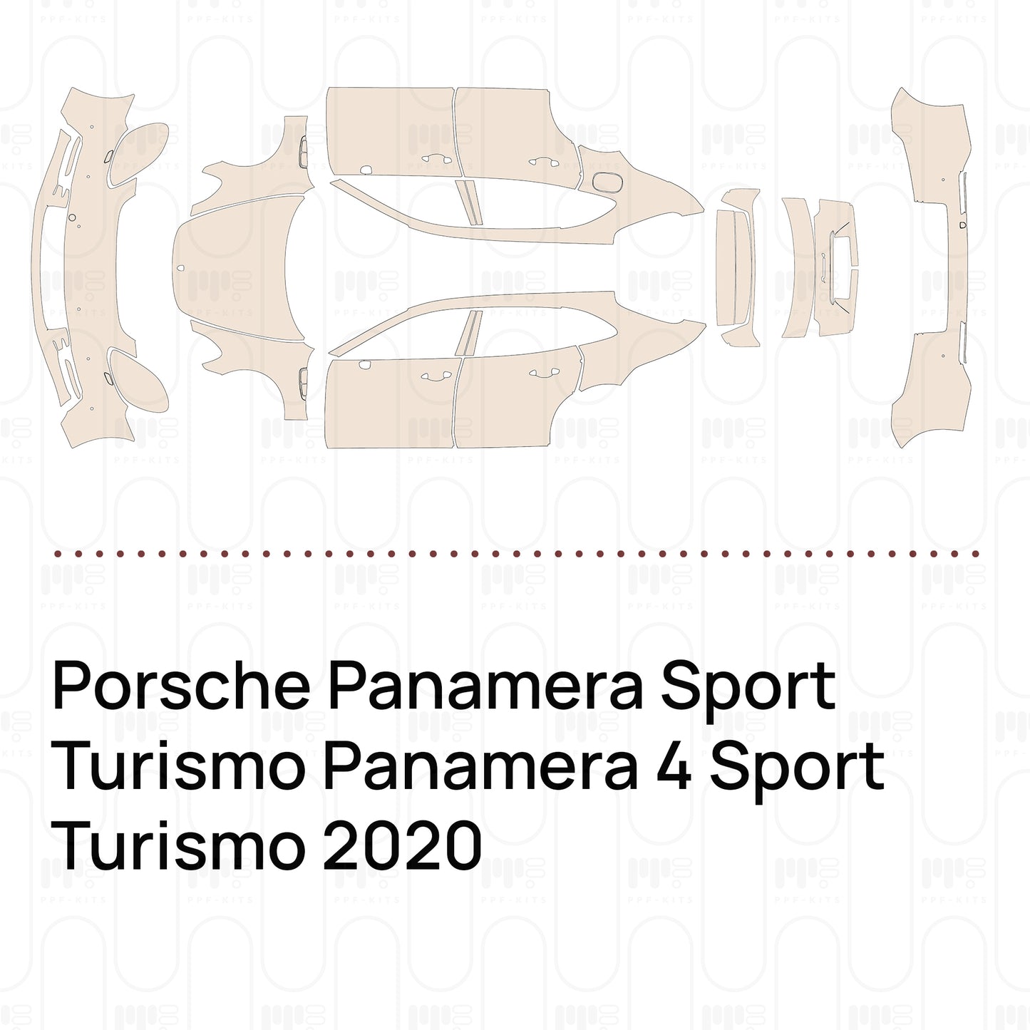 Pre-Cut PPF Porsche Panamera Sport Turismo Panamera 4 Sport Turismo 2020