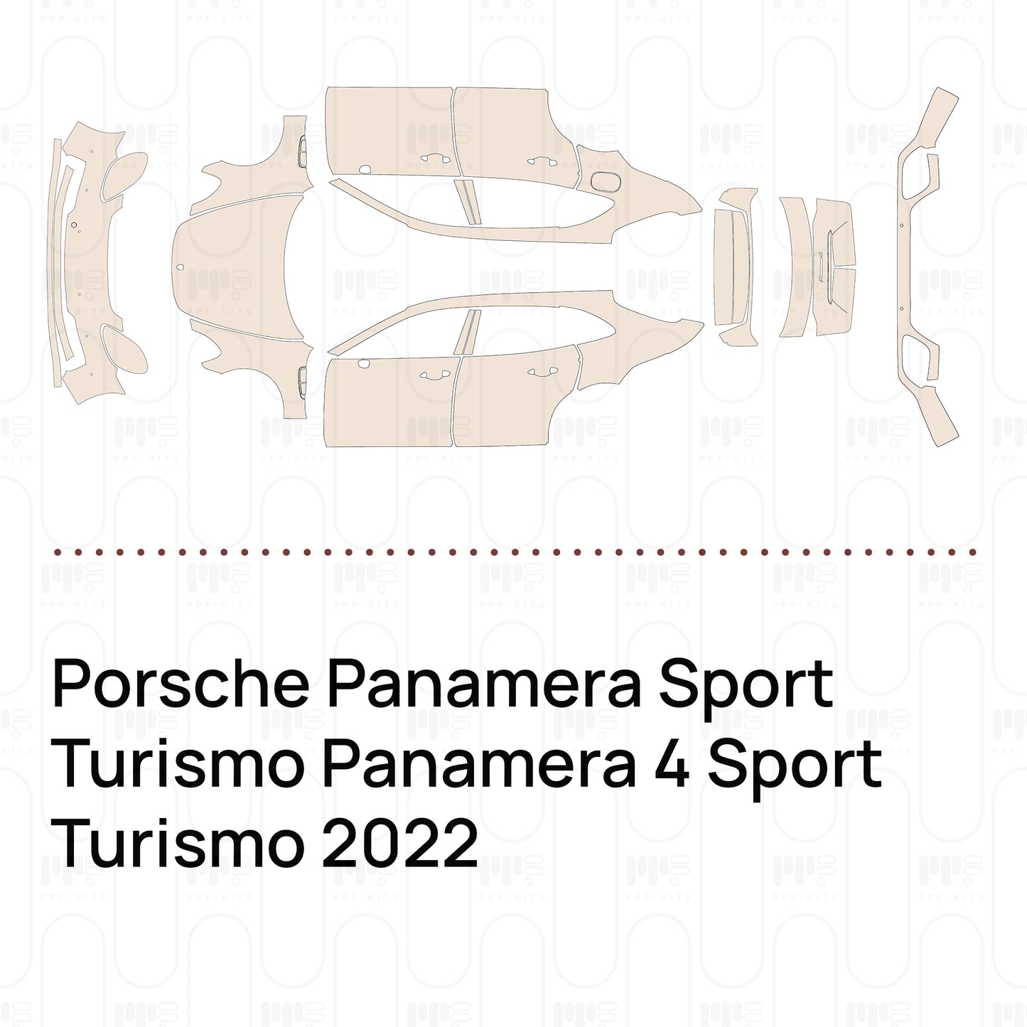 Pre-Cut PPF Porsche Panamera Sport Turismo Panamera 4 Sport Turismo 2022
