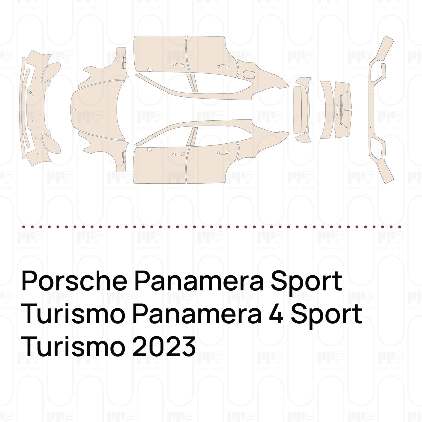 Pre-Cut PPF Porsche Panamera Sport Turismo Panamera 4 Sport Turismo 2023