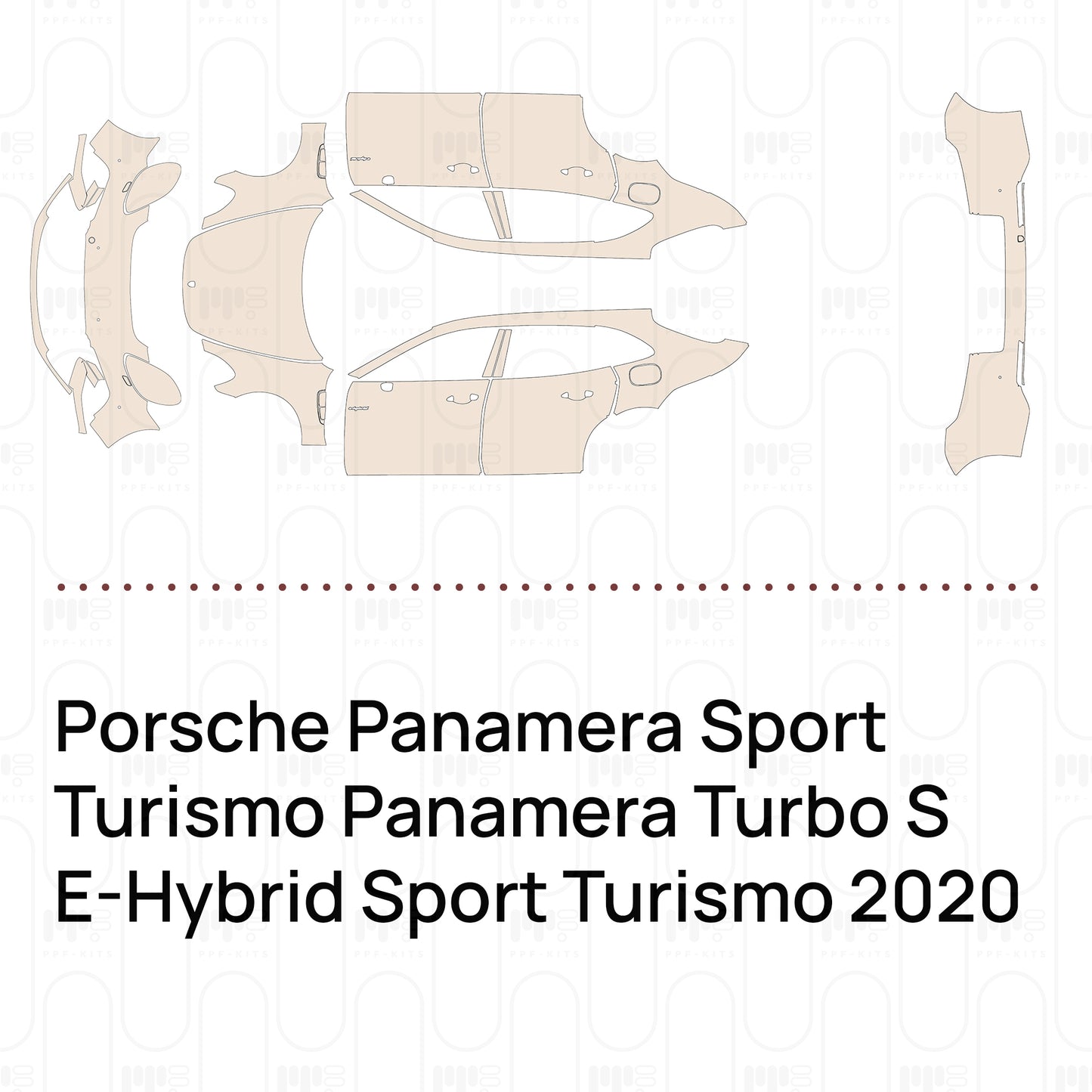 Pre-Cut PPF Porsche Panamera Sport Turismo Panamera Turbo S E-Hybrid Sport Turismo 2020
