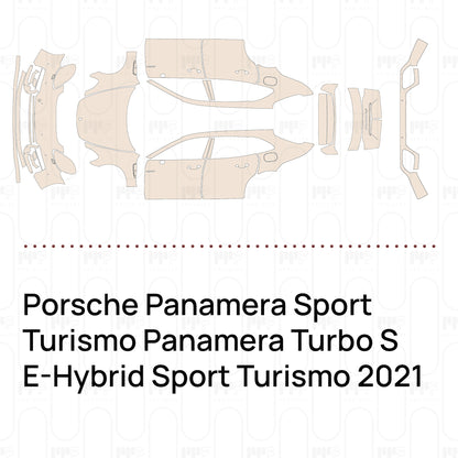Pre-Cut PPF Porsche Panamera Sport Turismo Panamera Turbo S E-Hybrid Sport Turismo 2021