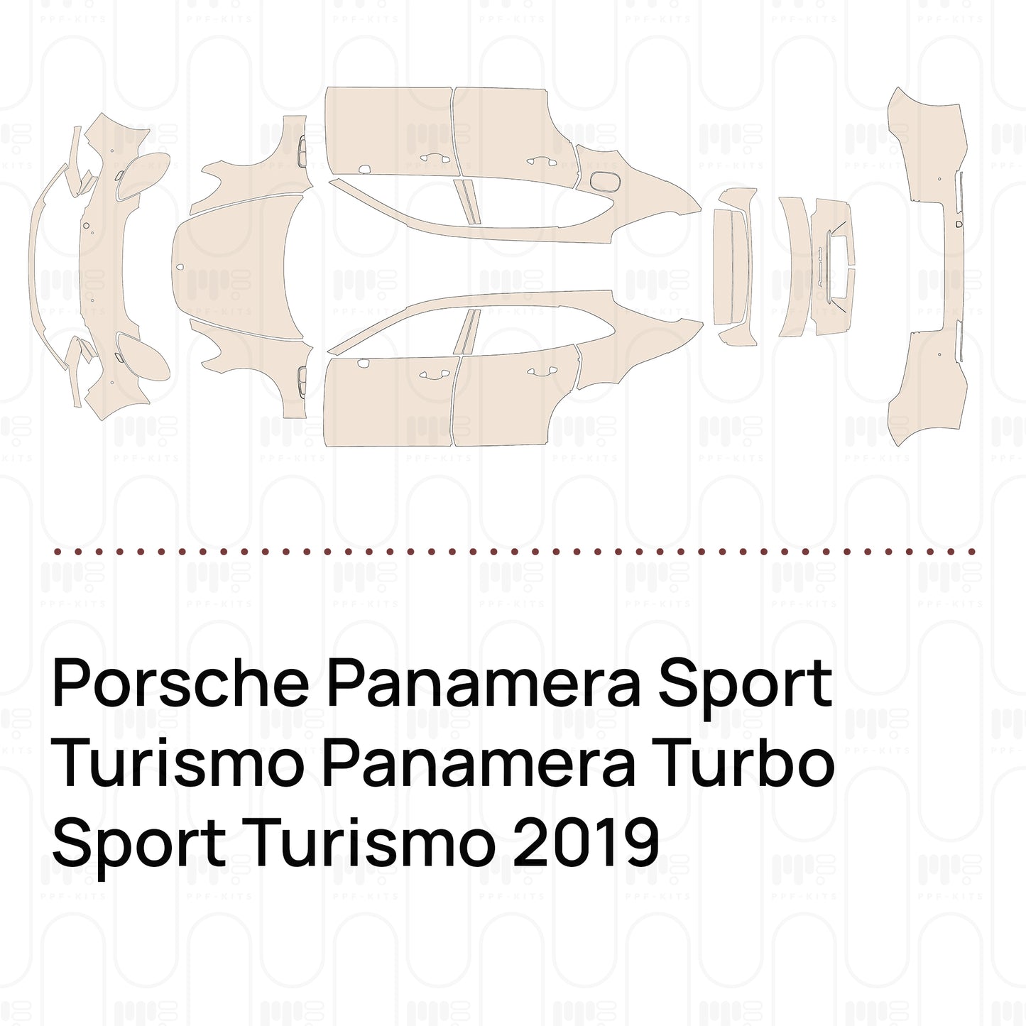 Pre-Cut PPF Porsche Panamera Sport Turismo Panamera Turbo Sport Turismo 2019
