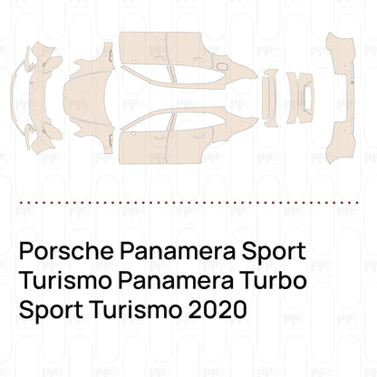 Pre-Cut PPF Porsche Panamera Sport Turismo Panamera Turbo Sport Turismo 2020