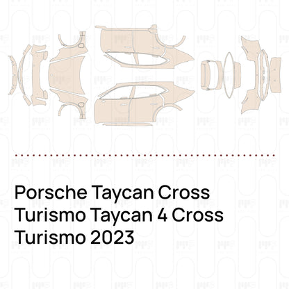 Pre-Cut PPF Porsche Taycan Cross Turismo Taycan 4 Cross Turismo 2023