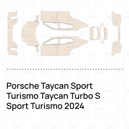 Pre-Cut PPF Porsche Taycan Sport Turismo Taycan Turbo S Sport Turismo 2024