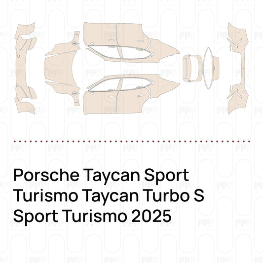 Pre-Cut PPF Porsche Taycan Sport Turismo Taycan Turbo S Sport Turismo 2025