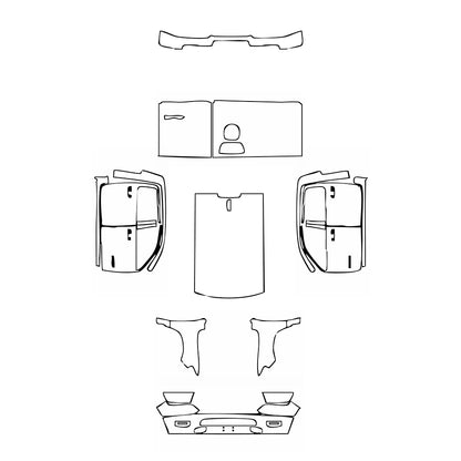 Pre-Cut PPF RAM Trucks 1500 Crew Cab Big Horn 2020 - PPF-Kits