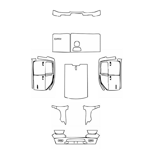 Pre-Cut PPF RAM Trucks 1500 Crew Cab Big Horn 2020 - PPF-Kits