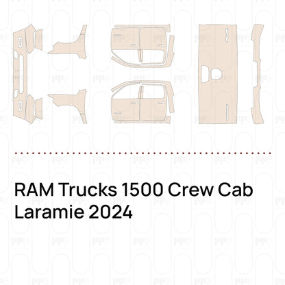 Pre-Cut PPF RAM Trucks 1500 Crew Cab Laramie 2024