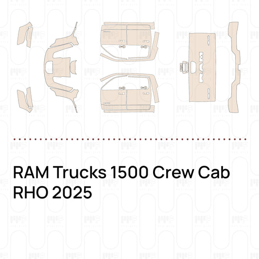 RAM Trucks 1500 Crew Cab RHO 2025 – Pellicola protettiva PPF pretagliata