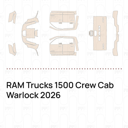 Pre-Cut PPF RAM Trucks 1500 Crew Cab Warlock 2026