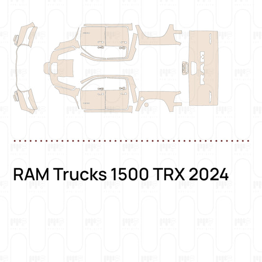 RAM Trucks 1500 TRX 2024 – Pellicola protettiva PPF pretagliata