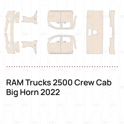Pre-Cut PPF RAM Trucks 2500 Crew Cab Big Horn 2022