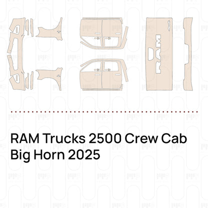 Pre-Cut PPF RAM Trucks 2500 Crew Cab Big Horn 2025