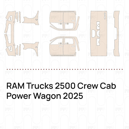 Pre-Cut PPF RAM Trucks 2500 Crew Cab Power Wagon 2025