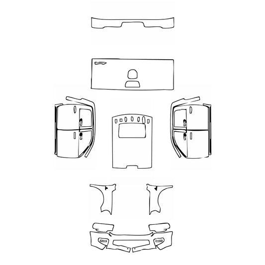 Pre-Cut PPF RAM Trucks 3500 Big Horn 2020 - PPF-Kits