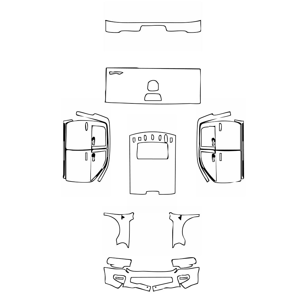 Pre-Cut PPF RAM Trucks 3500 Big Horn 2021 - PPF-Kits