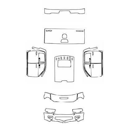 Pre-Cut PPF RAM Trucks 3500 Laramie 2019 - PPF-Kits