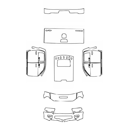 Pre-Cut PPF RAM Trucks 3500 Laramie 2019 - PPF-Kits