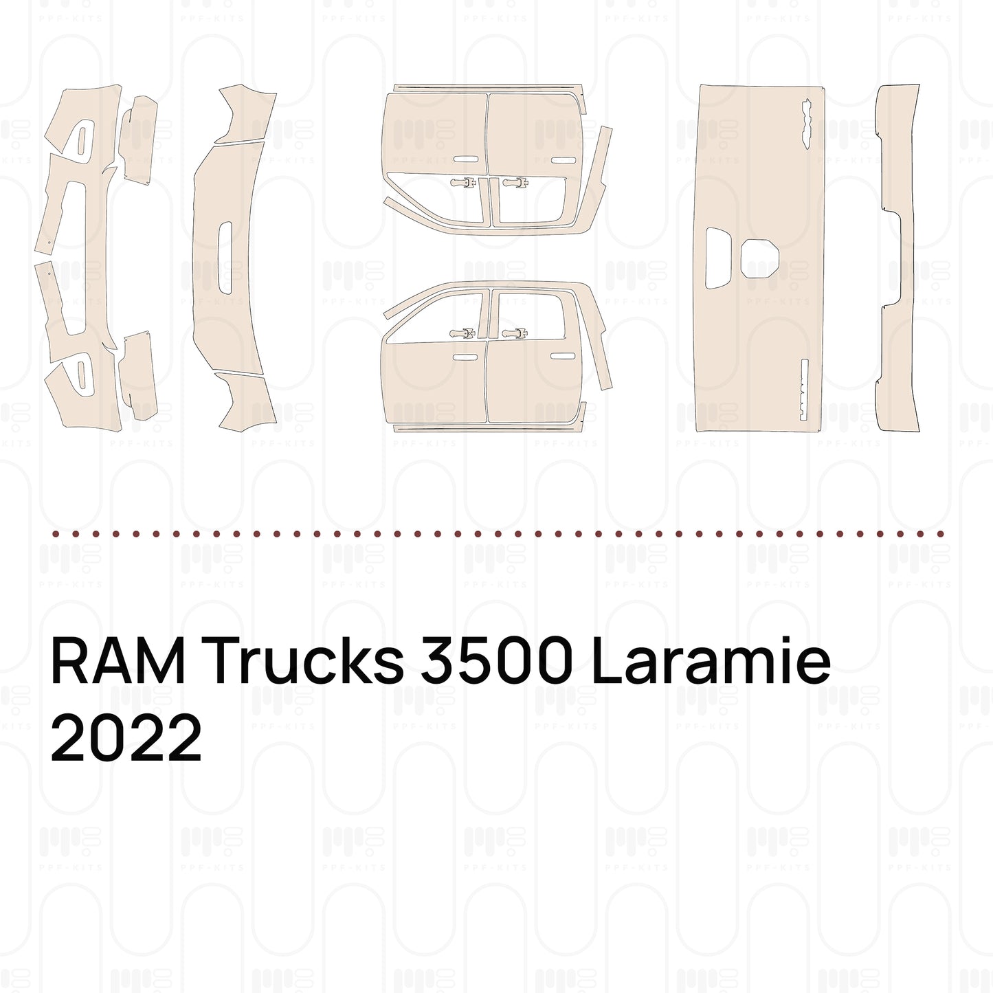 Pre-Cut PPF RAM Trucks 3500 Laramie 2022