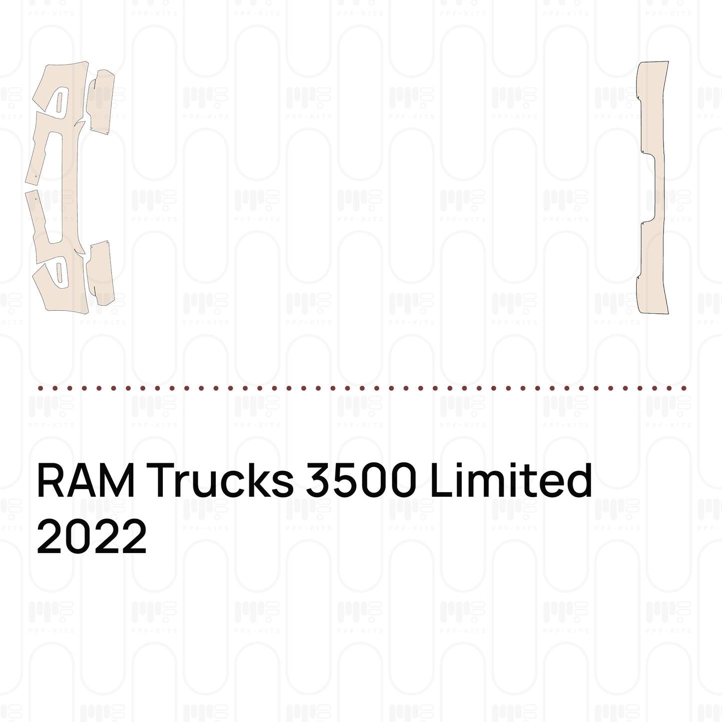 Pre-Cut PPF RAM Trucks 3500 Limited 2022
