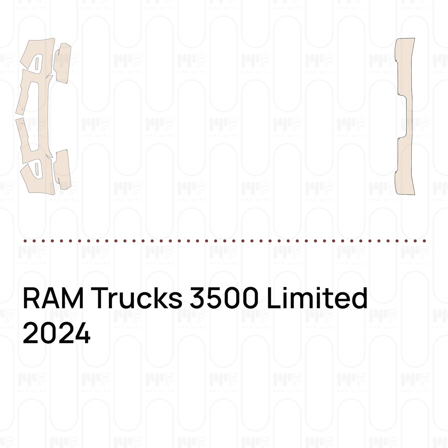 Pre-Cut PPF RAM Trucks 3500 Limited 2024