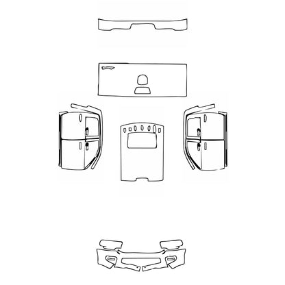 Pre-Cut PPF RAM Trucks 3500 Limited Longhorn 2021 - PPF-Kits