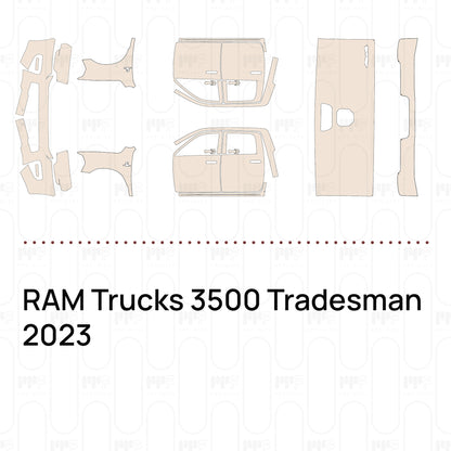 Pre-Cut PPF RAM Trucks 3500 Tradesman 2023