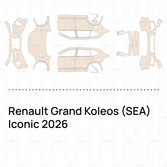 Pre-Cut PPF Renault Grand Koleos (SEA) Iconic 2026