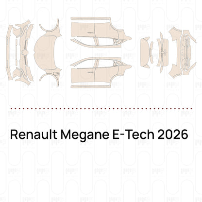 Pre-Cut PPF Renault Megane E-Tech 2026