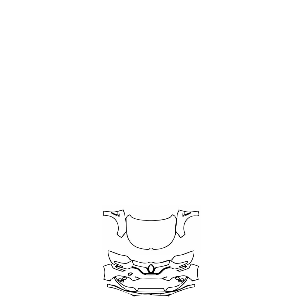 Pre-Cut PPF Renault Megane R.S. 2020 - PPF-Kits