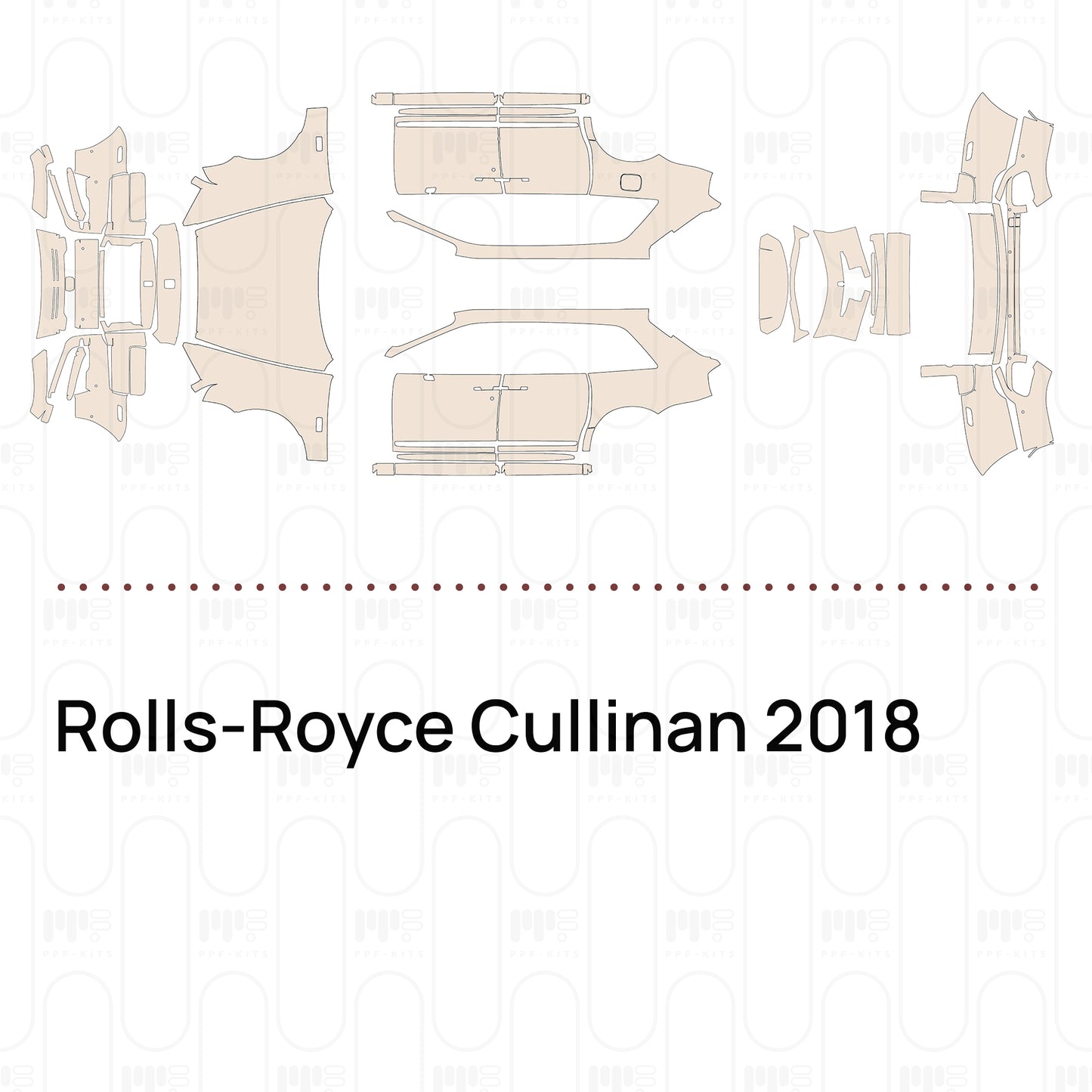 Pre-Cut PPF Rolls-Royce Cullinan 2018