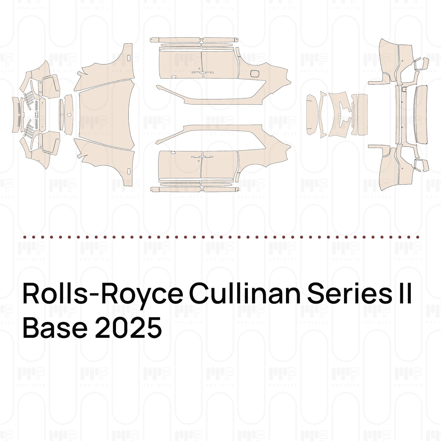 Pre-Cut PPF Rolls-Royce Cullinan Series II Base 2025
