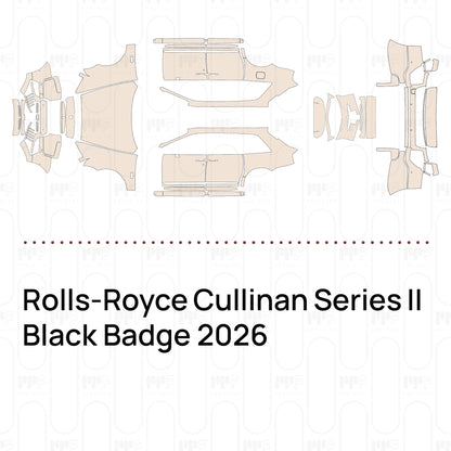 Pre-Cut PPF Rolls-Royce Cullinan Series II Black Badge 2026