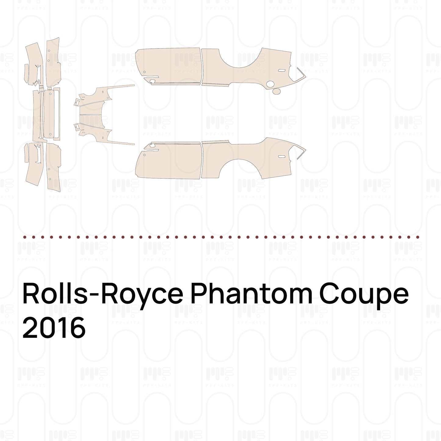 Pre-Cut PPF Rolls-Royce Phantom Coupe 2016