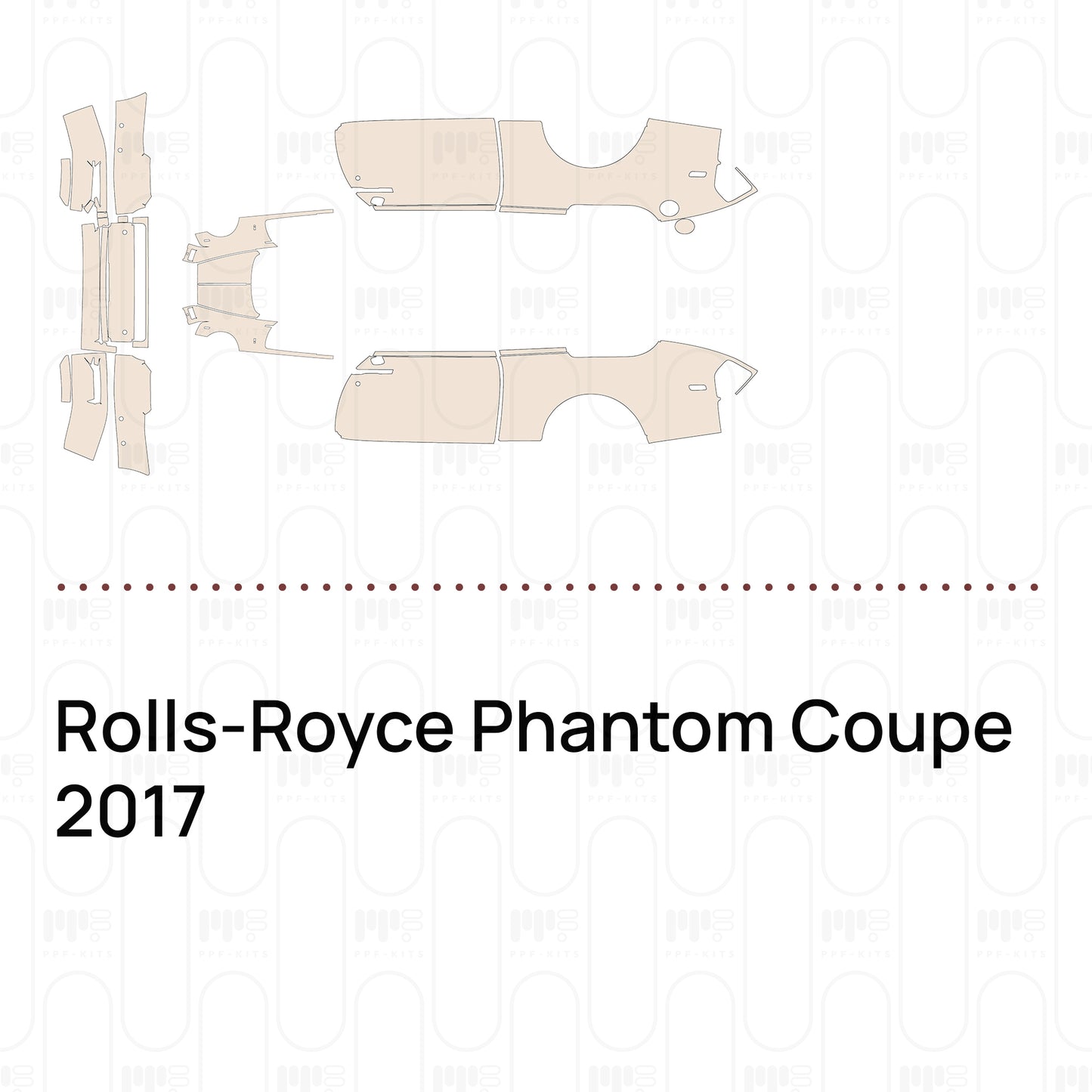 Pre-Cut PPF Rolls-Royce Phantom Coupe 2017