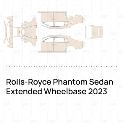 Pre-Cut PPF Rolls-Royce Phantom Sedan Extended Wheelbase 2023