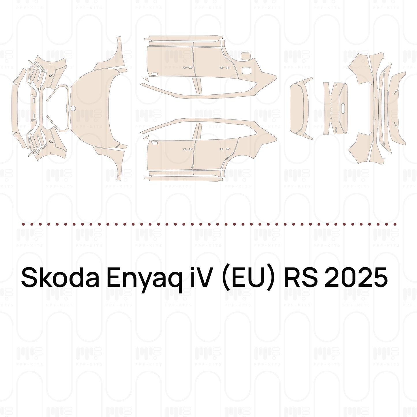 Pre-Cut PPF Skoda Enyaq iV (EU) RS 2025