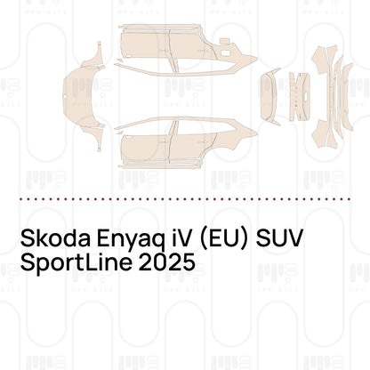 Pre-Cut PPF Skoda Enyaq iV (EU) SUV SportLine 2025