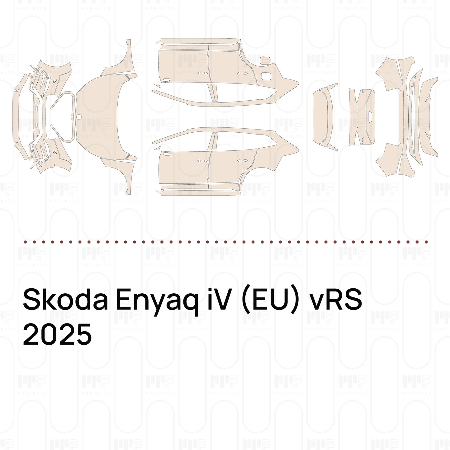 Pre-Cut PPF Skoda Enyaq iV (EU) vRS 2025