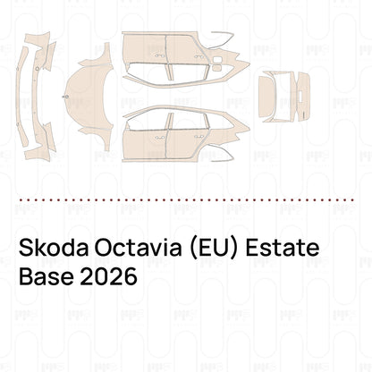 Pre-Cut PPF Skoda Octavia (EU) Estate Base 2026