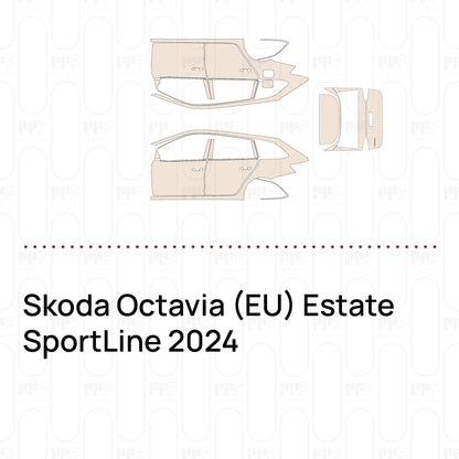 Pre-Cut PPF Skoda Octavia (EU) Estate SportLine 2024