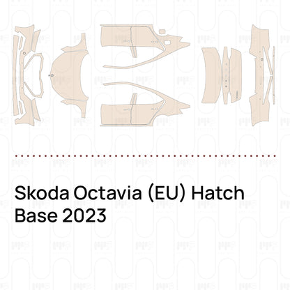 Pre-Cut PPF Skoda Octavia (EU) Hatch Base 2023