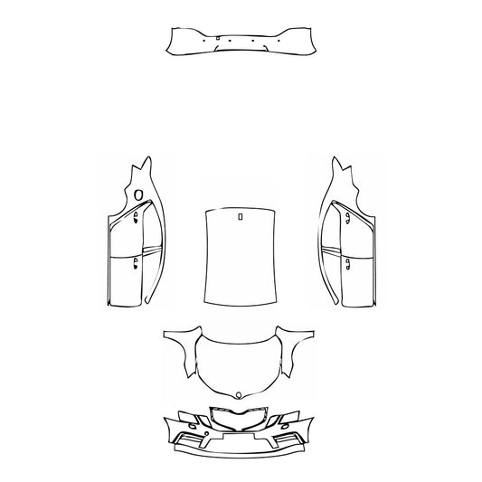 Pre-Cut PPF Skoda Octavia (EU) Hatch VRS 2019 - PPF-Kits