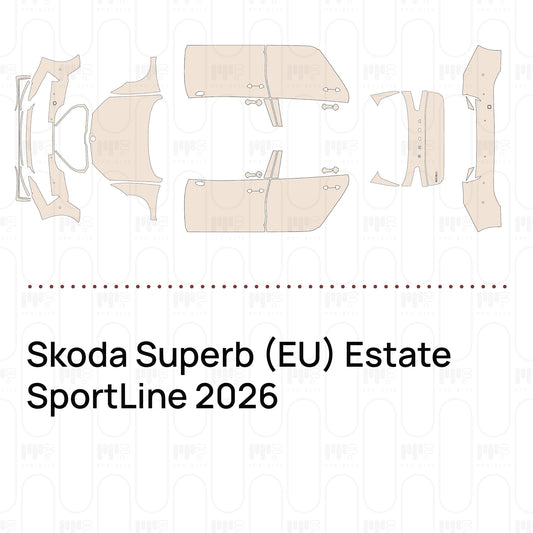 Pre-Cut PPF Skoda Superb (EU) Estate SportLine 2026