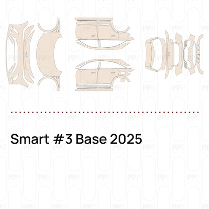 Pre-Cut PPF Smart #3 Base 2025